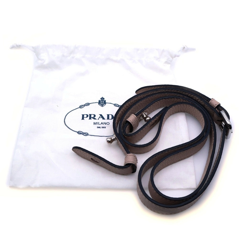 PRADA(プラダ) ヴィッテロダイノ ショルダーバッグ ライトピンク シルバー金具 レザー 1BH192