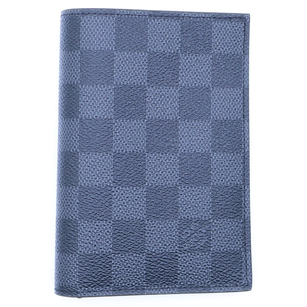 LOUIS VUITTON(ルイヴィトン) ダミエグラフィット クーヴェルテュールパスポールジップ パスポートカバー ケース ブックカバー 手帳カバー ブラック N64411