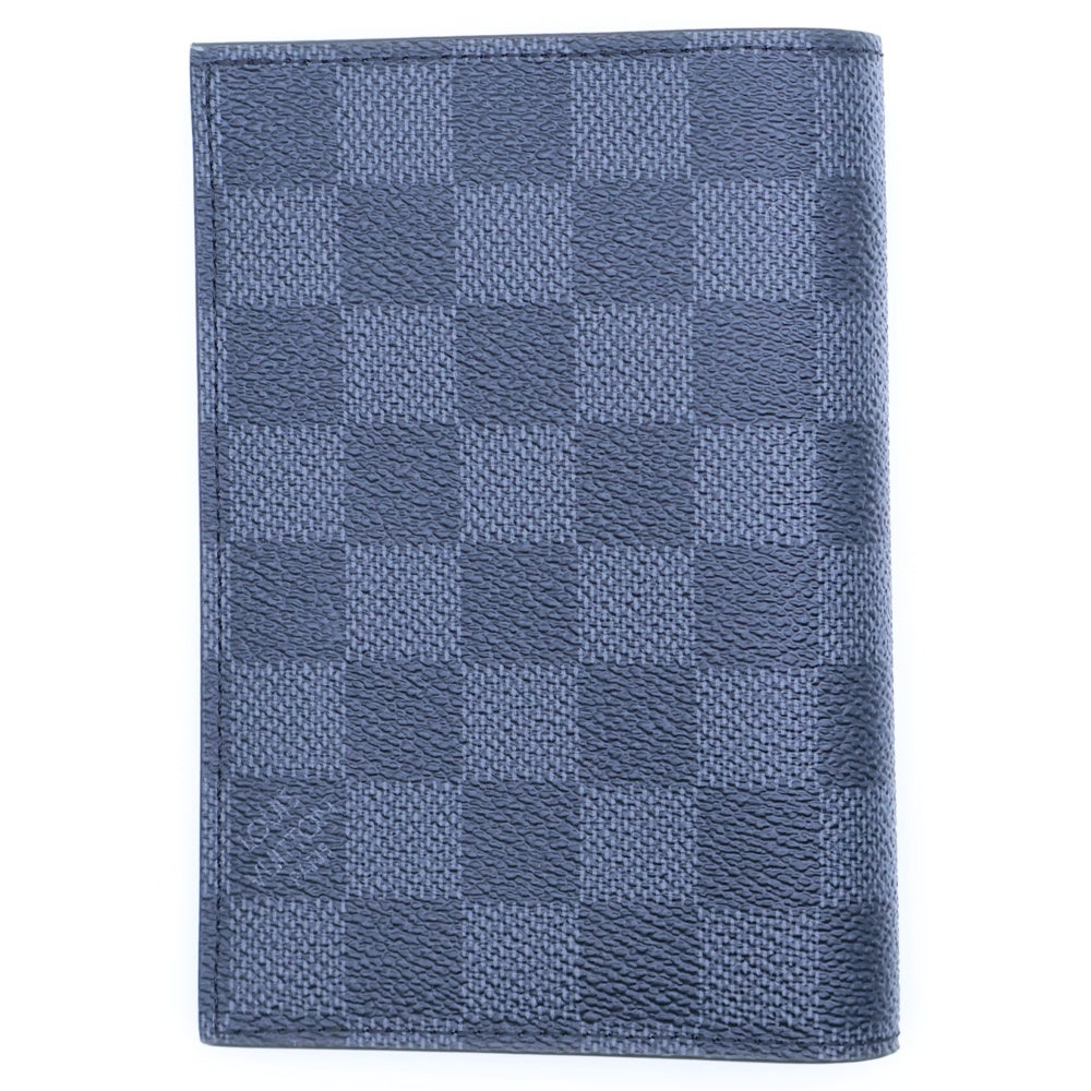 LOUIS VUITTON(ルイヴィトン) ダミエグラフィット クーヴェルテュールパスポールジップ パスポートカバー ケース ブックカバー 手帳カバー ブラック N64411
