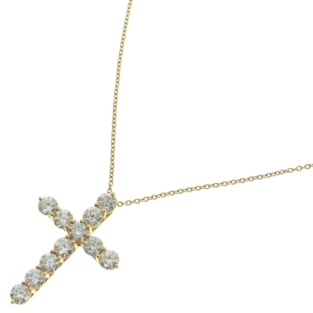 TIFFANY&Co(ティファニー) クロスダイヤネックレス ラージ イエローゴールド AU750YG ジュエリー アクセサリー