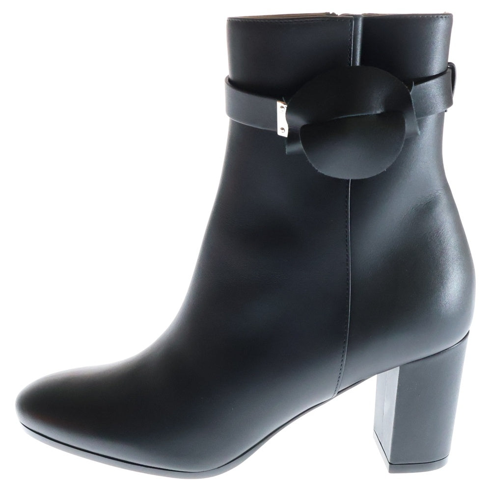 HERMES(エルメス) Saint Germain Kelly Boots サンジェルマン ケリーショートヒールブーツ ブラック レディース