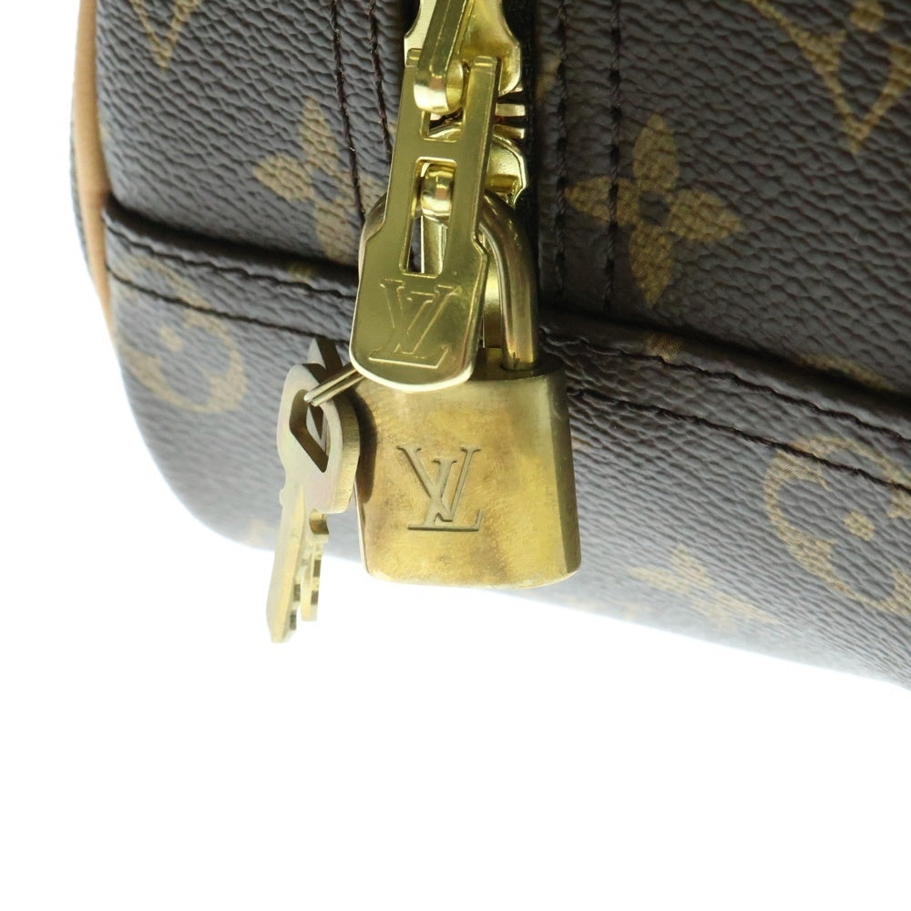LOUIS VUITTON(ルイヴィトン) モノグラム トゥルービル ハンドバッグ ブラウン PVCレザー M42228