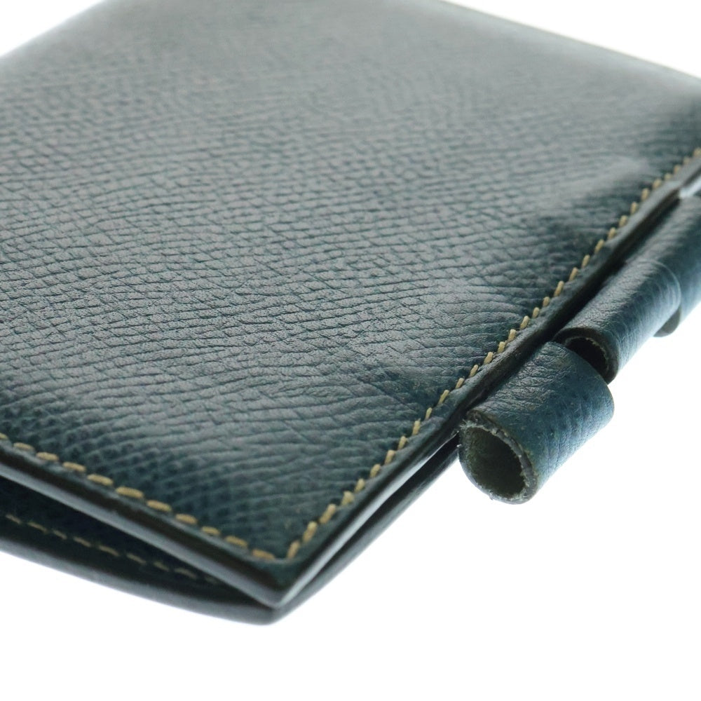 HERMES(エルメス) アジェンダ 手帳カバー ブックカバー ブルージーン エプソン シルバー金具 レザー O刻印 レディース