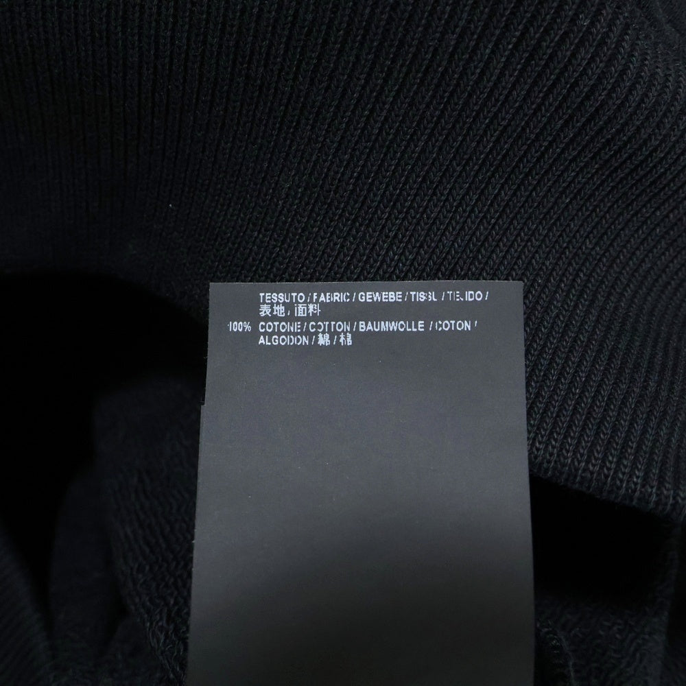 BALENCIAGA(バレンシアガ) バックロゴプリント オーバーサイズ プルオーバースウェットパーカー フーディー ブラック 508184