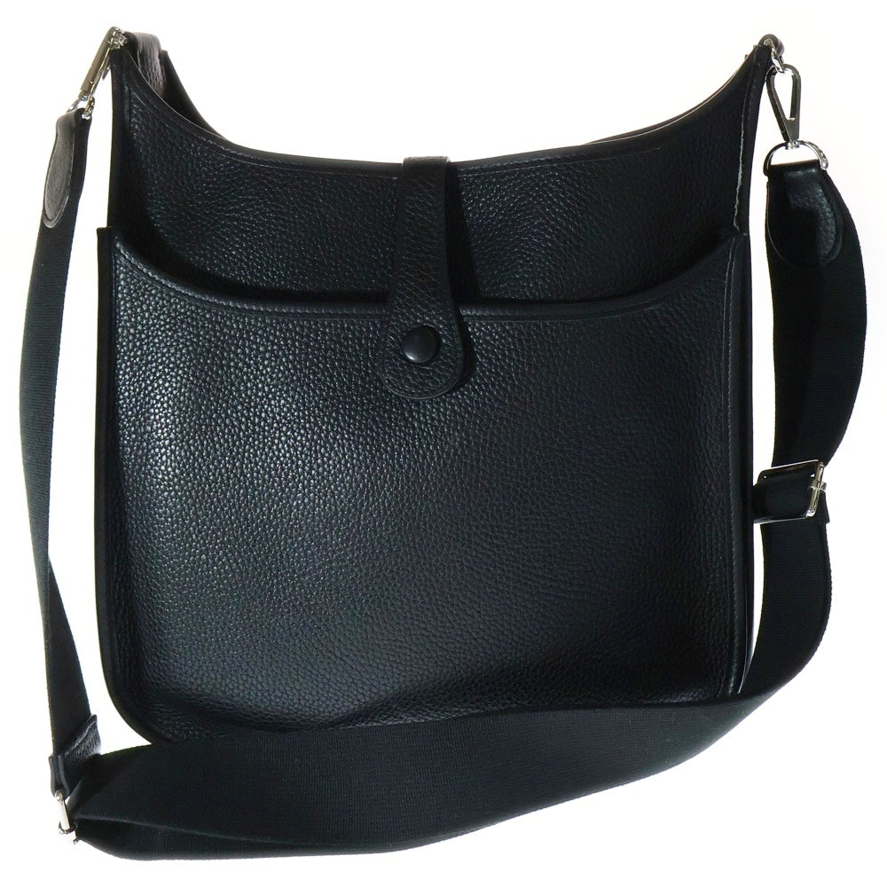 HERMES(エルメス) エヴリン3PM トリヨンクレマンス レザーショルダーバッグ ブラック レディース □H刻印