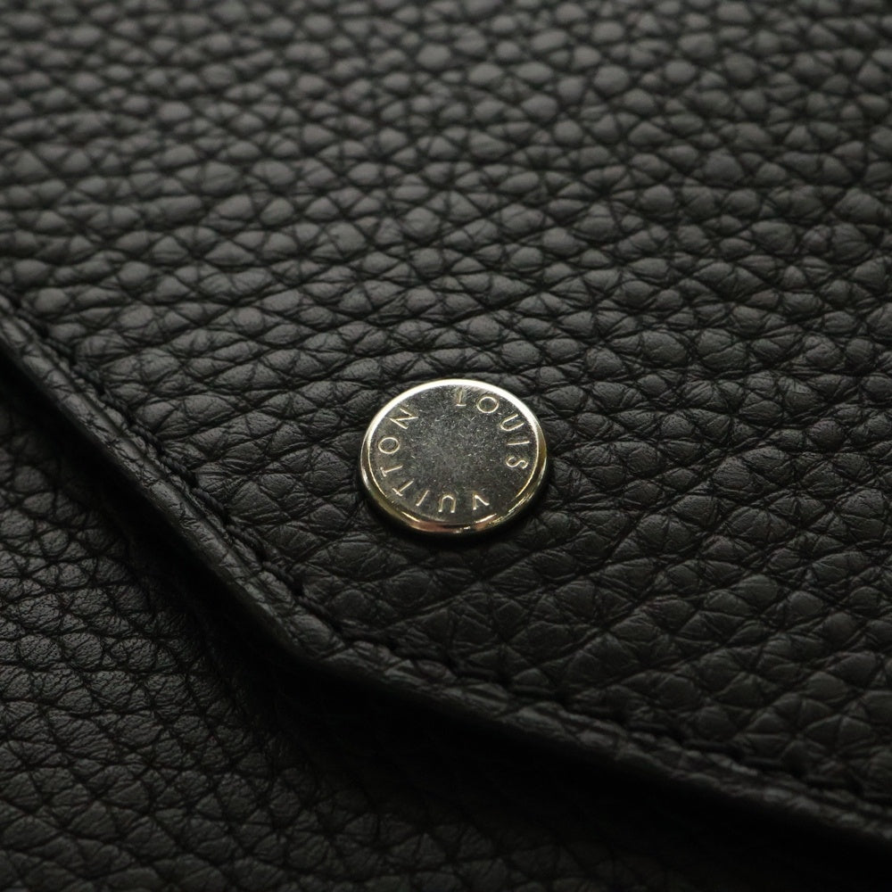 LOUIS VUITTON(ルイヴィトン) ポシェット エンベロップ クラッチバッグ セカンドバッグ ポーチ ケース ブラック レザー シルバー金具 M62250