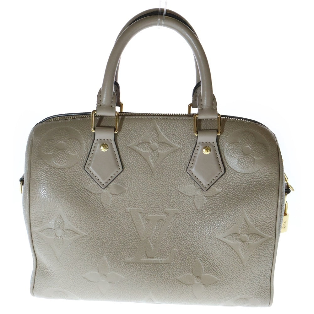 LOUIS VUITTON(ルイヴィトン) モノグラムアンプラント スピーディバンドリエール25 2WAY レザーハンドバッグ ショルダーバッグ ベージュ レディース M59273