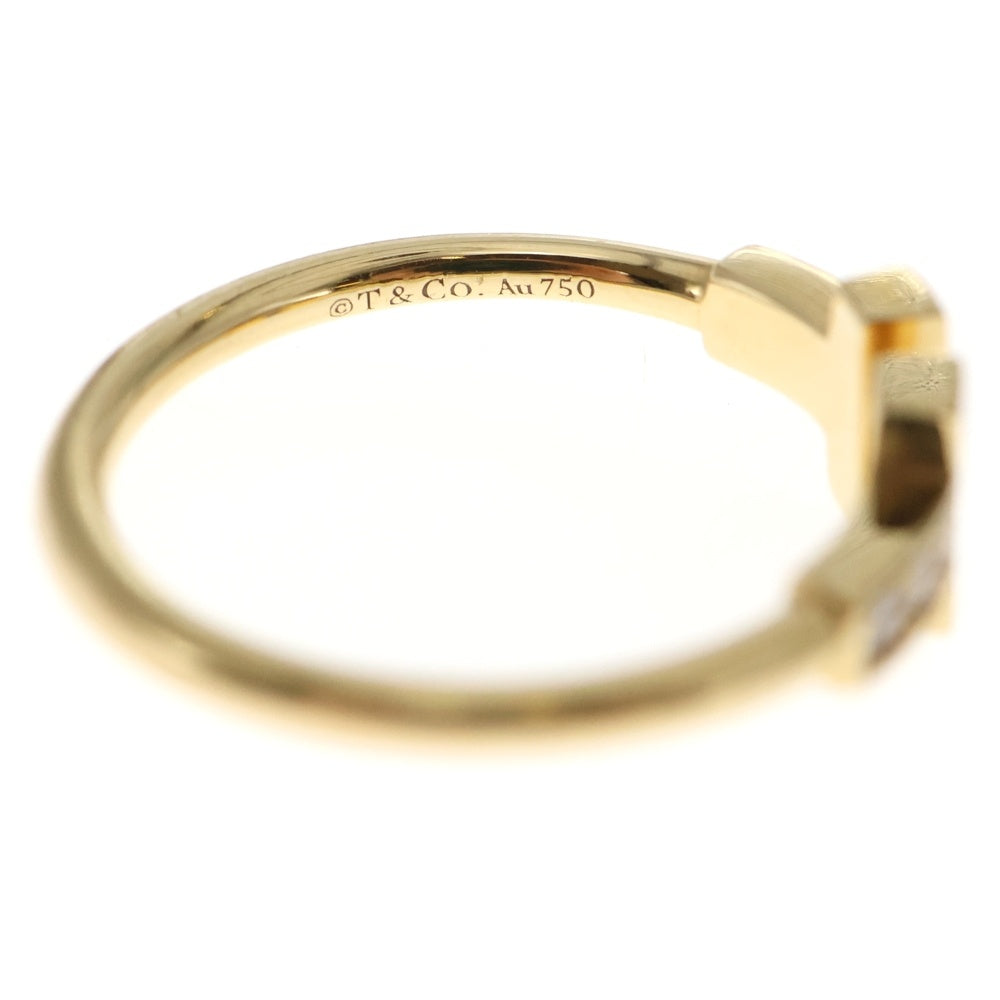 TIFFANY&Co(ティファニー) Tワイヤー ダイヤ付リング 指輪 K18YG イエローゴールド