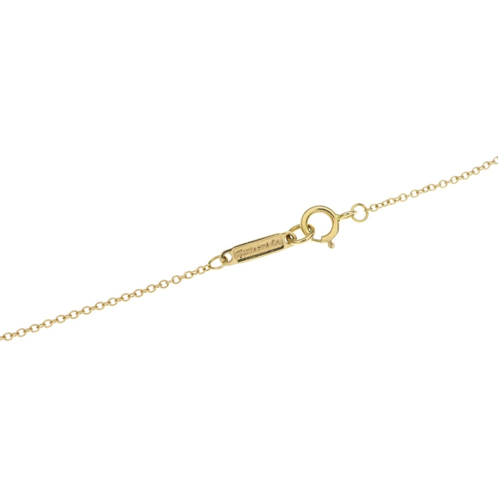 TIFFANY&Co(ティファニー) フルールドリスキーバー ダイヤ付チェーンネックレス K18YG イエローゴールド レディース