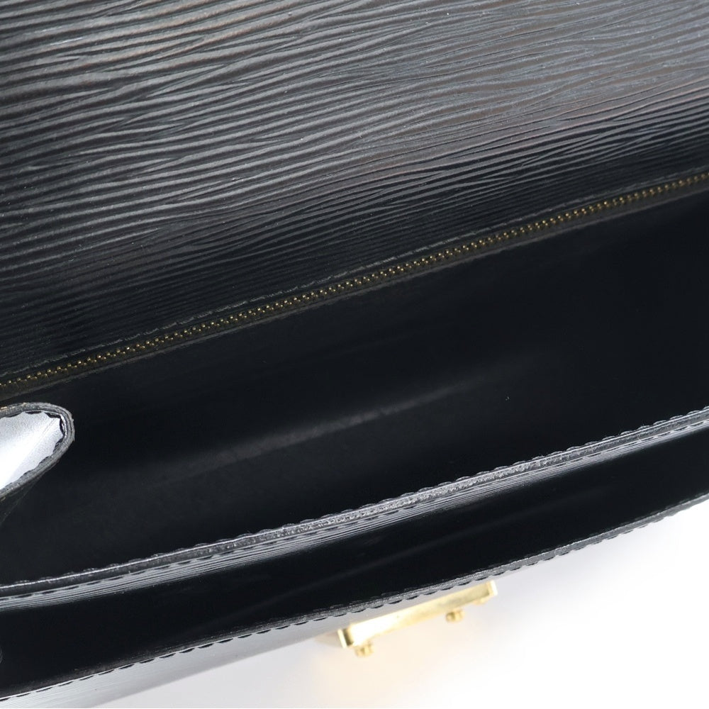 LOUIS VUITTON(ルイヴィトン) エピ モンソー レザー2WAYハンドバッグ ショルダーバッグ ブラック ゴールド金具 M52122