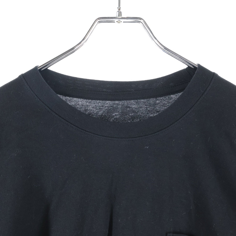 CHROME HEARTS(クロムハーツ) CH SCROLL LABEL スクロールラベル アームプリント 長袖Tシャツ ロンT ブラック