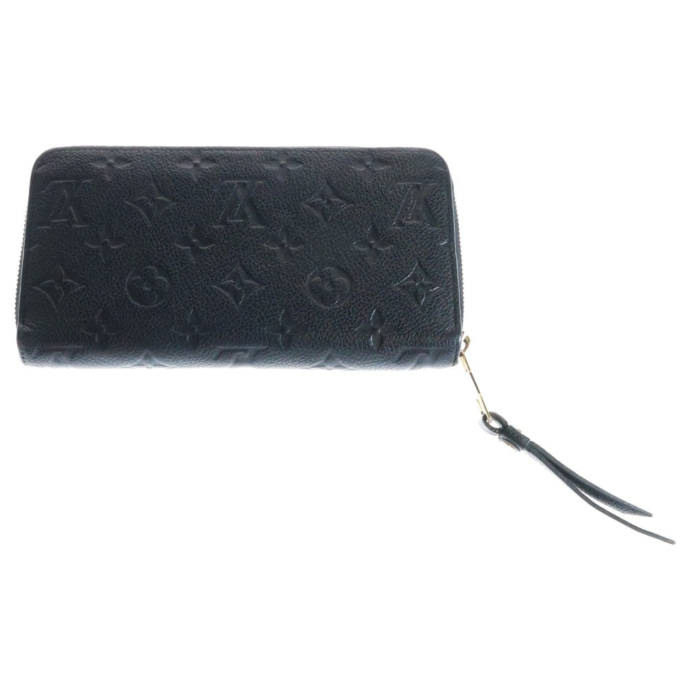 LOUIS VUITTON(ルイヴィトン) モノグラム アンプラント レザー ジッピーロングウォレット ノワール 長財布 ゴールド金具 ブラック M61864