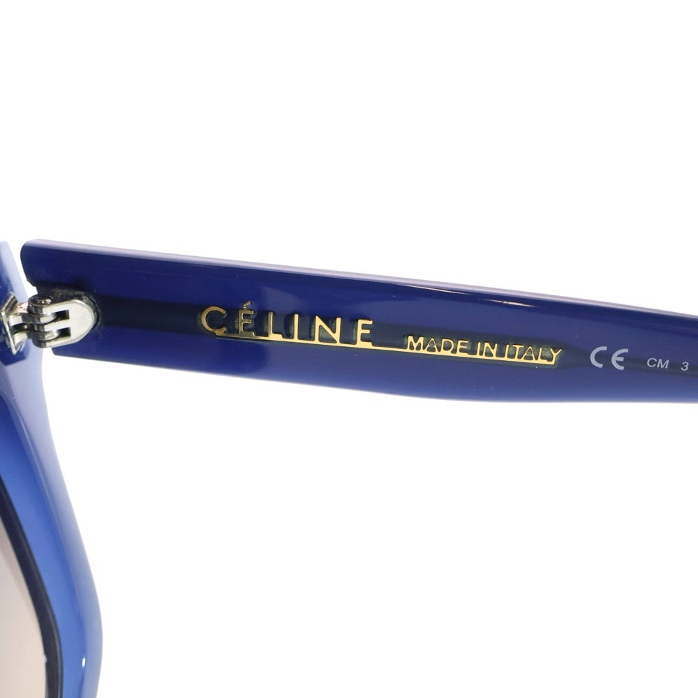 CELINE(セリーヌ) サングラス スクエア ブルーフレーム ブラウンレンズ