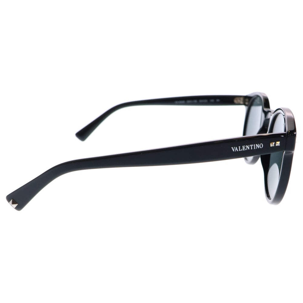 VALENTINO GARAVANI(ヴァレンチノガラヴァーニ) スタッズ サングラス ラウンド ブラックフレーム ブルーレンズ シルバー金具 va4009