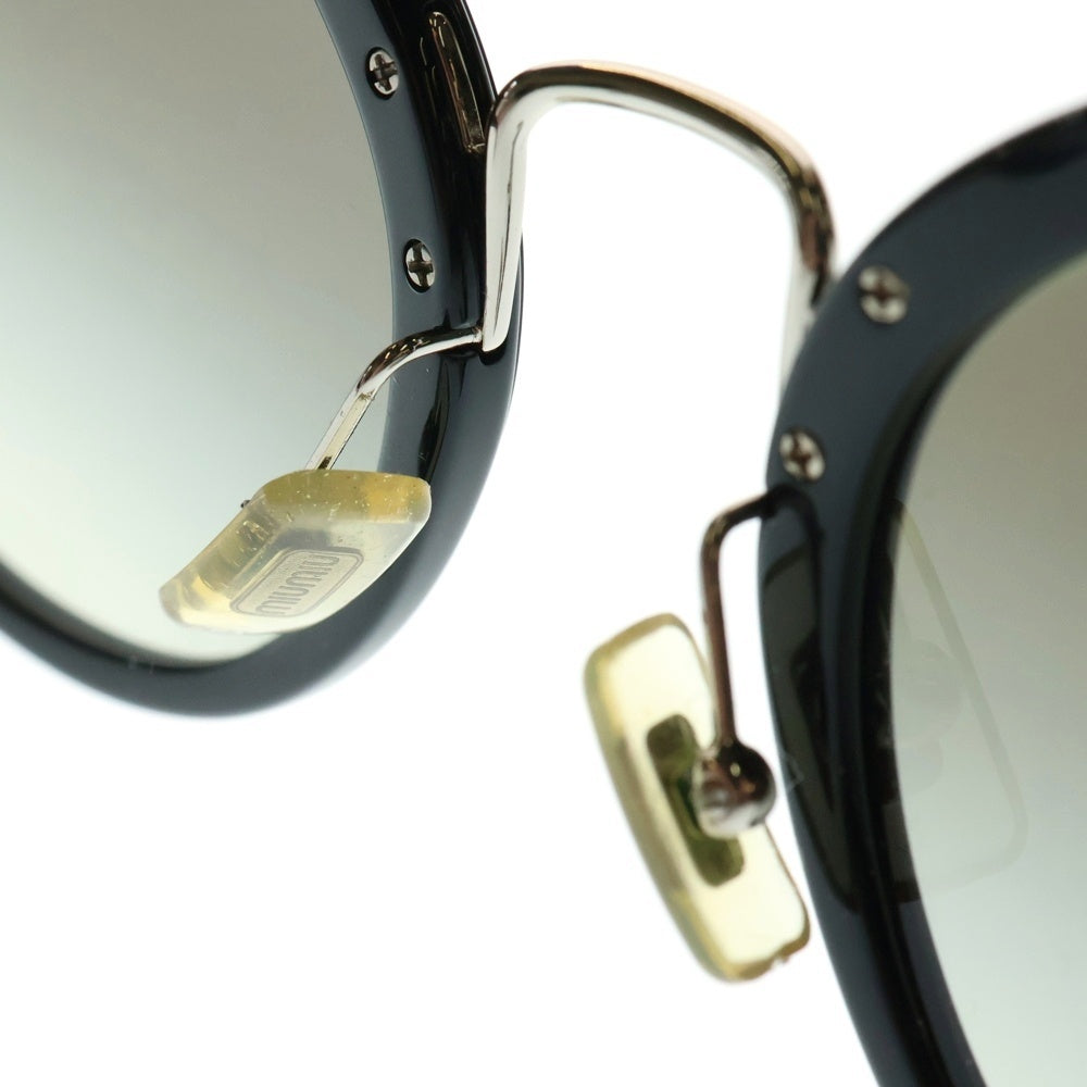 miumiu(ミュウミュウ) キャッツアイ サングラス ラウンド ブラック