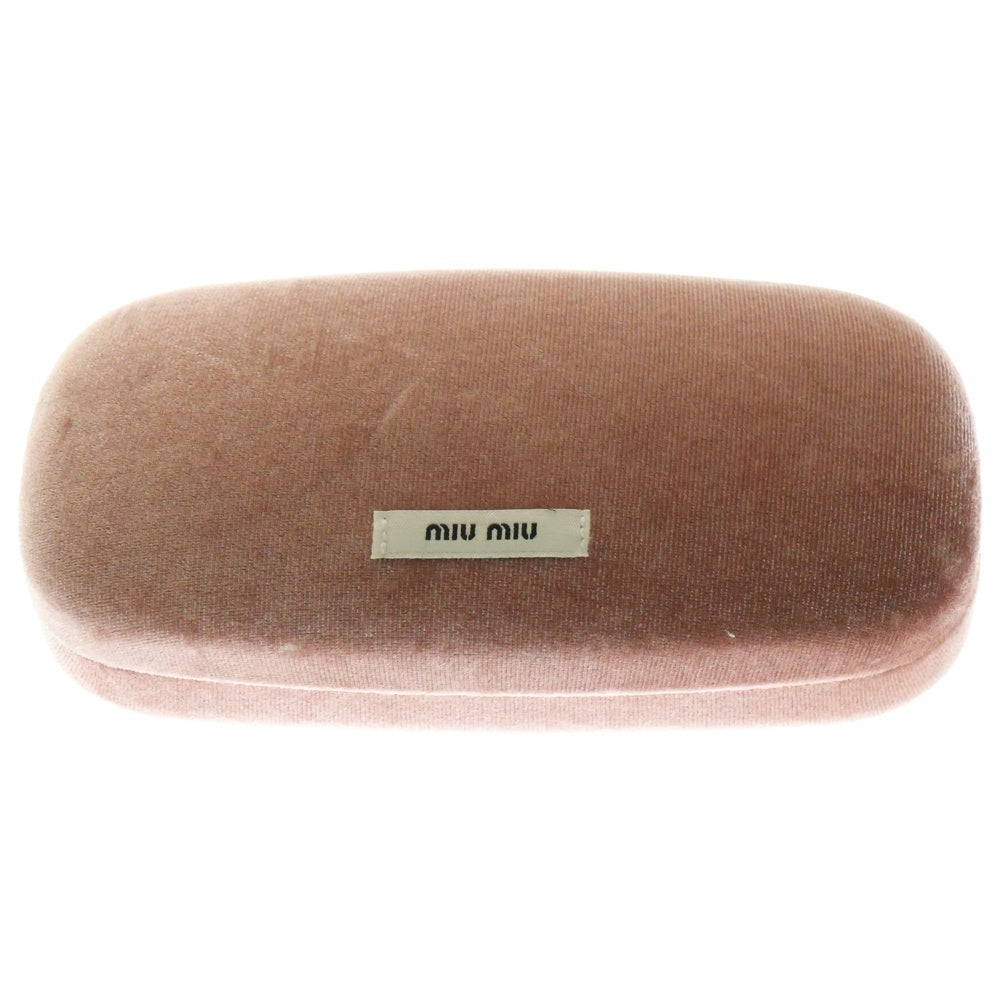 Miu Miu ブラウン キャットアイ サングラス miumiu(ミュウミュウ) キャッツアイ サングラス ラウンド ブラック