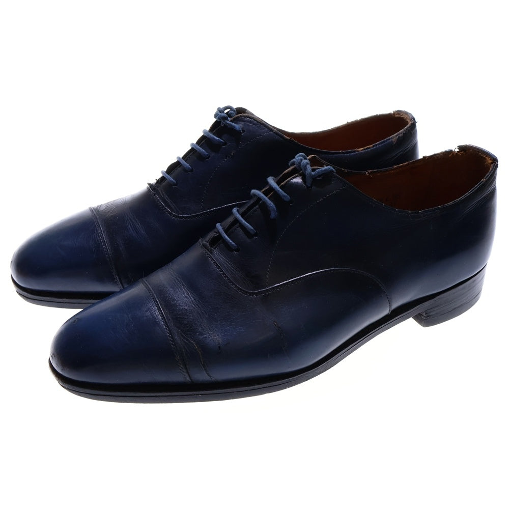 FOSTER & SON(フォスターアンドサン) ストレートチップ レザー レースアップ ドレス ビジネスシューズ ブルー