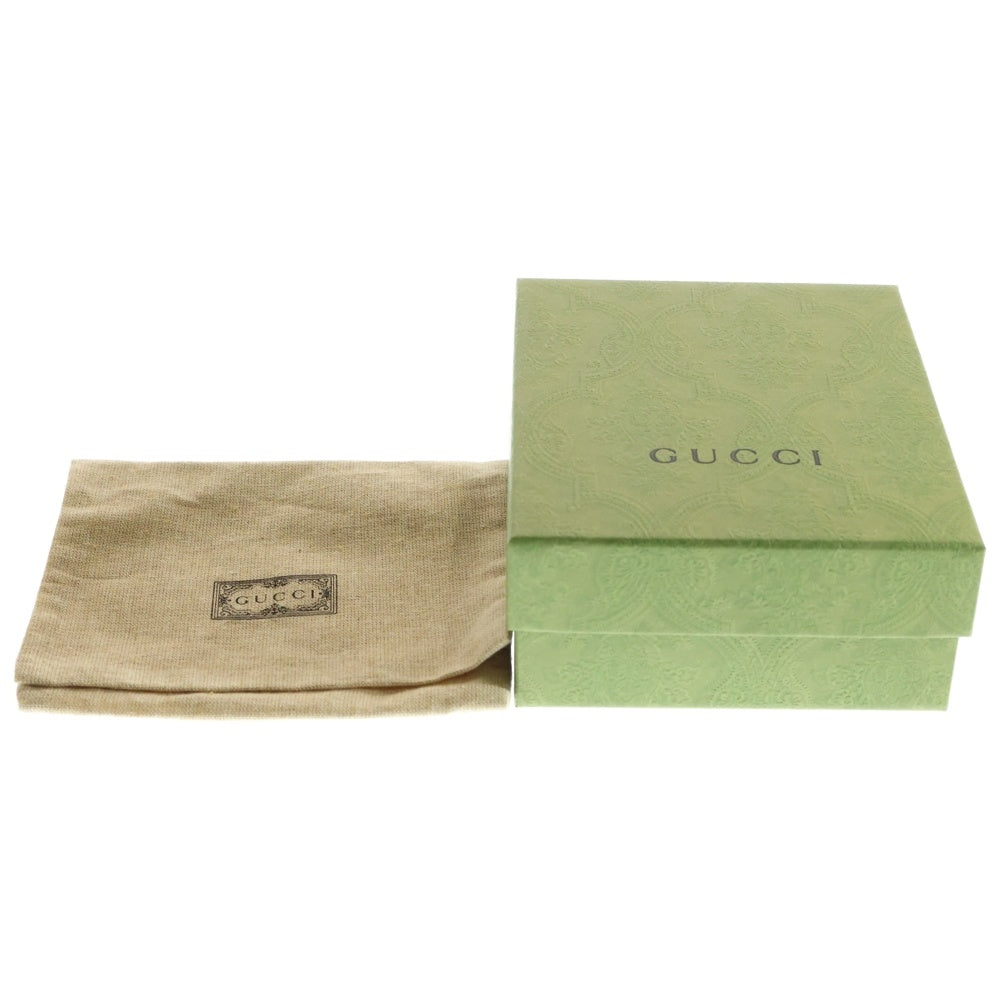 GUCCI(グッチ) ジャッキー1961 コンパクトウォレット 二つ折り財布 ブラウン×ベージュ レザー×キャンバス 645536