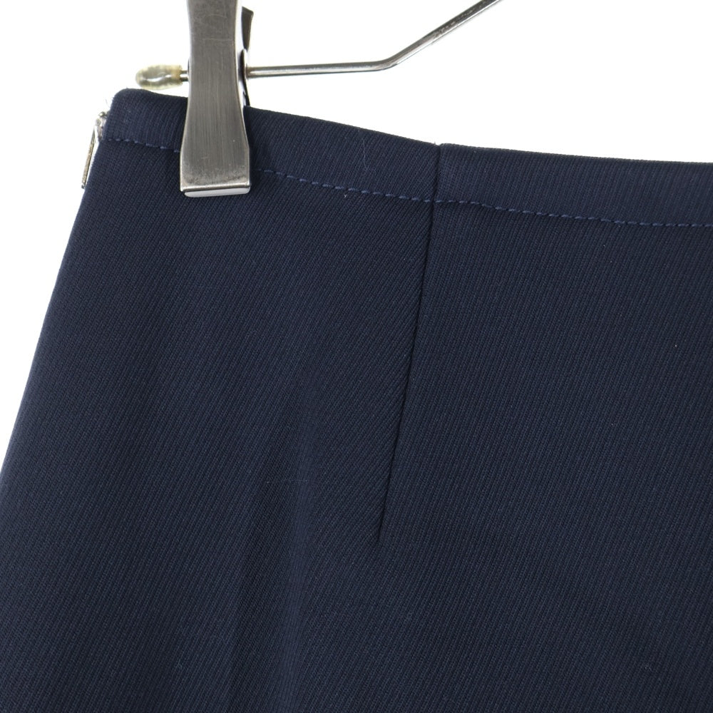 HERMES エルメス カシミヤ スカート HERMES(エルメス) カシミヤ混 ウール タック サイドジップ