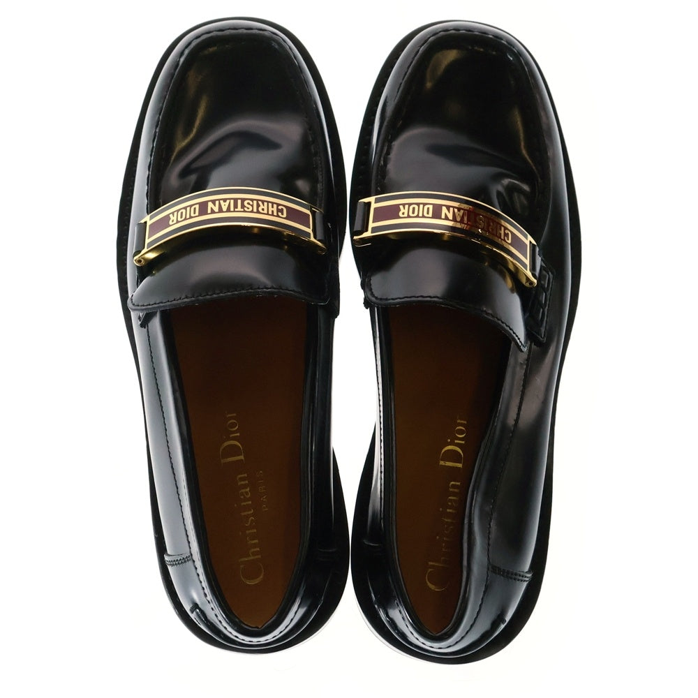 Christian Dior(クリスチャンディオール) メタルロゴプレート レザー