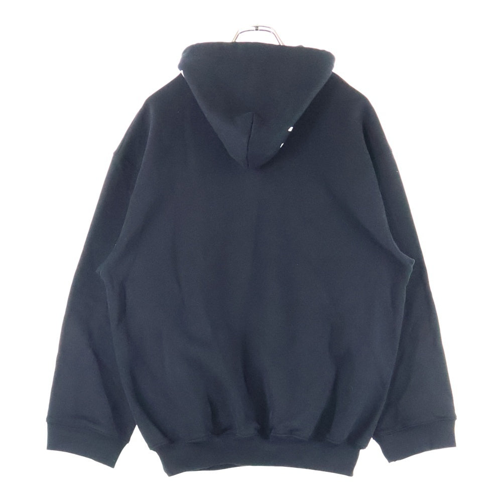 BALENCIAGA(バレンシアガ) 17AW フードロゴスウェットプルオーバーパーカー 492190 TXK29 ブラック