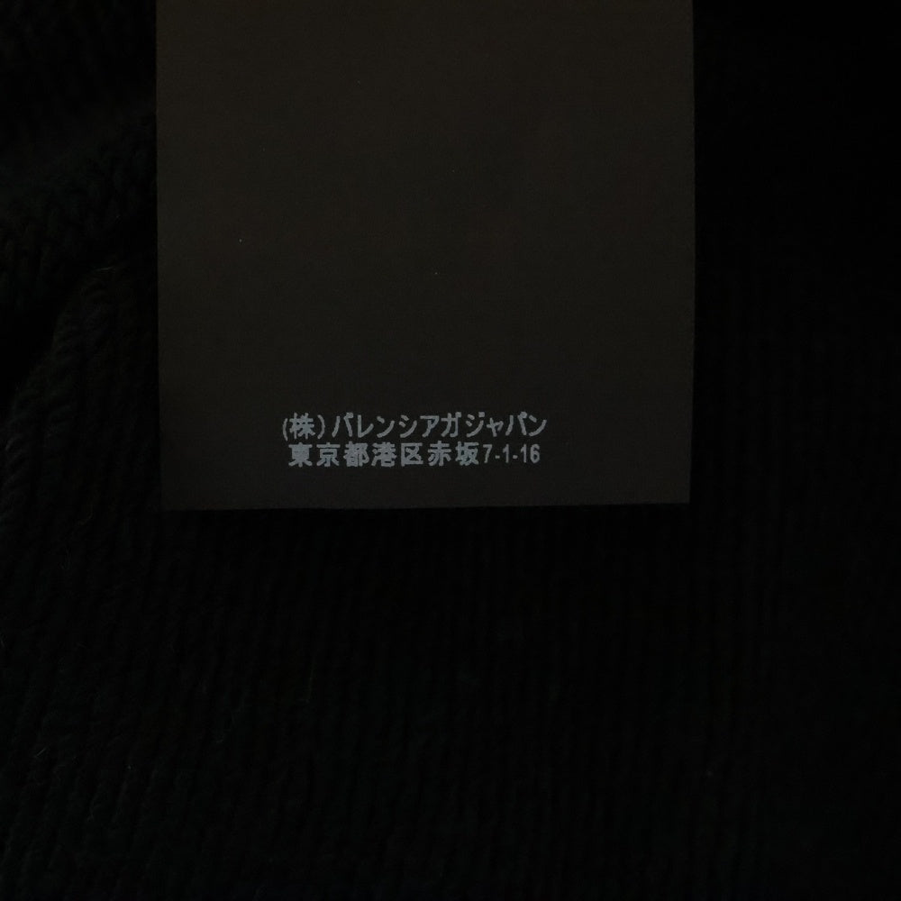 BALENCIAGA(バレンシアガ) 17AW フードロゴスウェットプルオーバーパーカー 492190 TXK29 ブラック