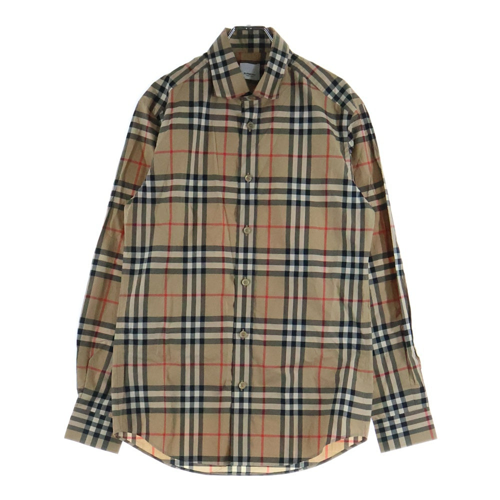 BURBERRY(バーバリー) ノバチェック 長袖シャツ ベージュ 8020863