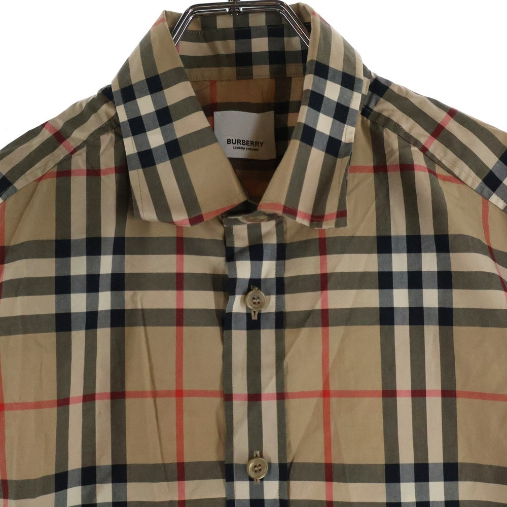 BURBERRY(バーバリー) ノバチェック 長袖シャツ ベージュ 8020863