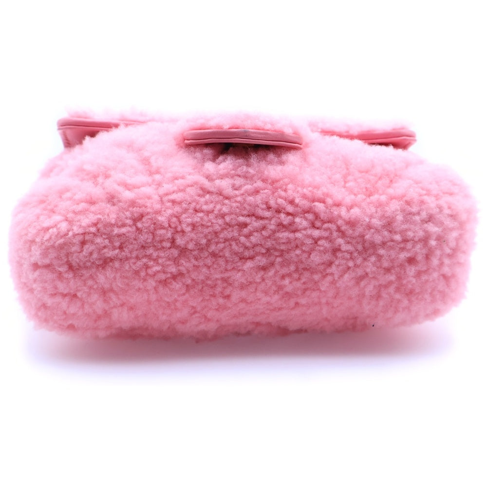 GUCCI(グッチ) GGマーモント ボアチェーンショルダー バック ピンク レディース