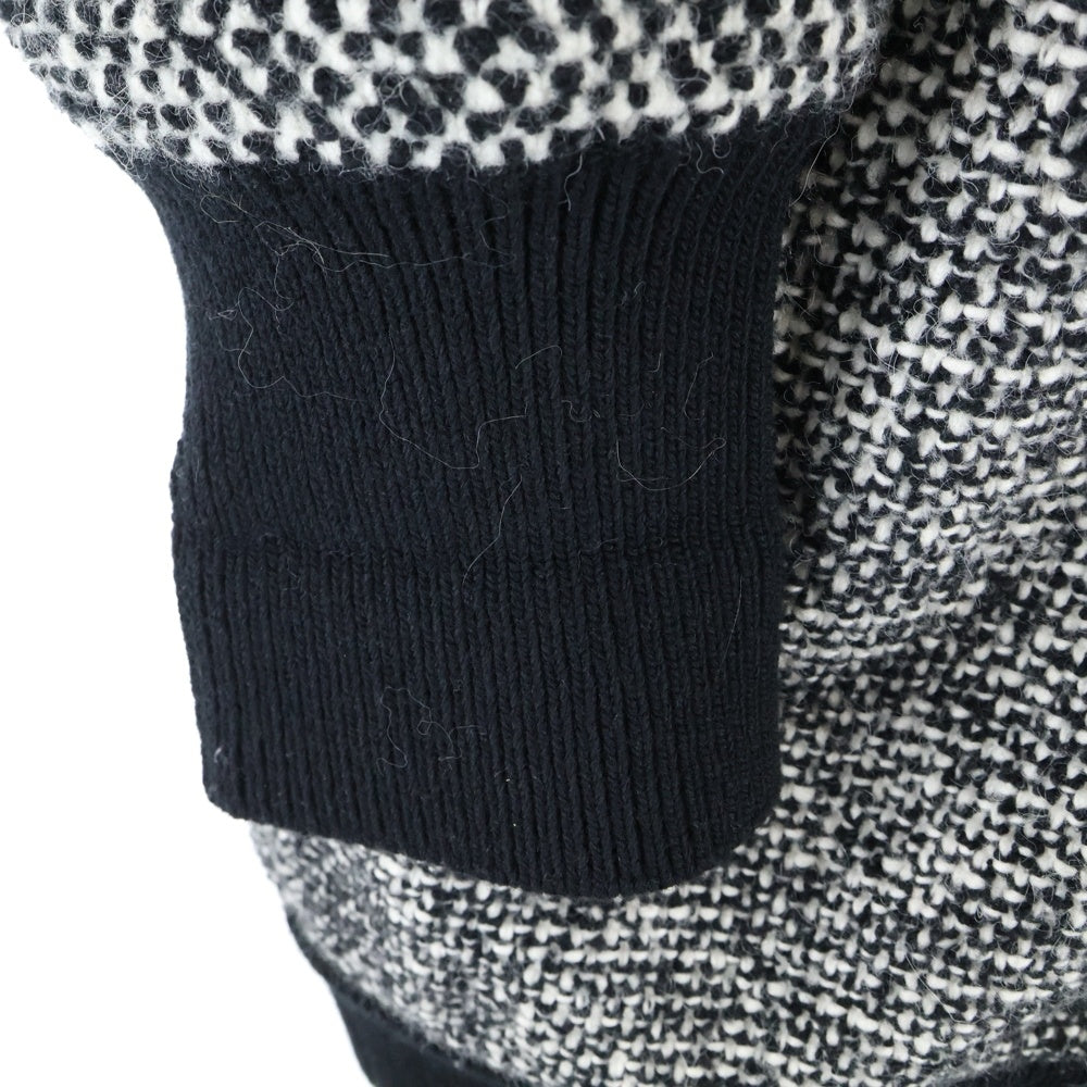 LOUIS VUITTON(ルイヴィトン) 21AW モノグラム ニットスタジャン ブルゾン グレー RW212B IS4 FLKC83