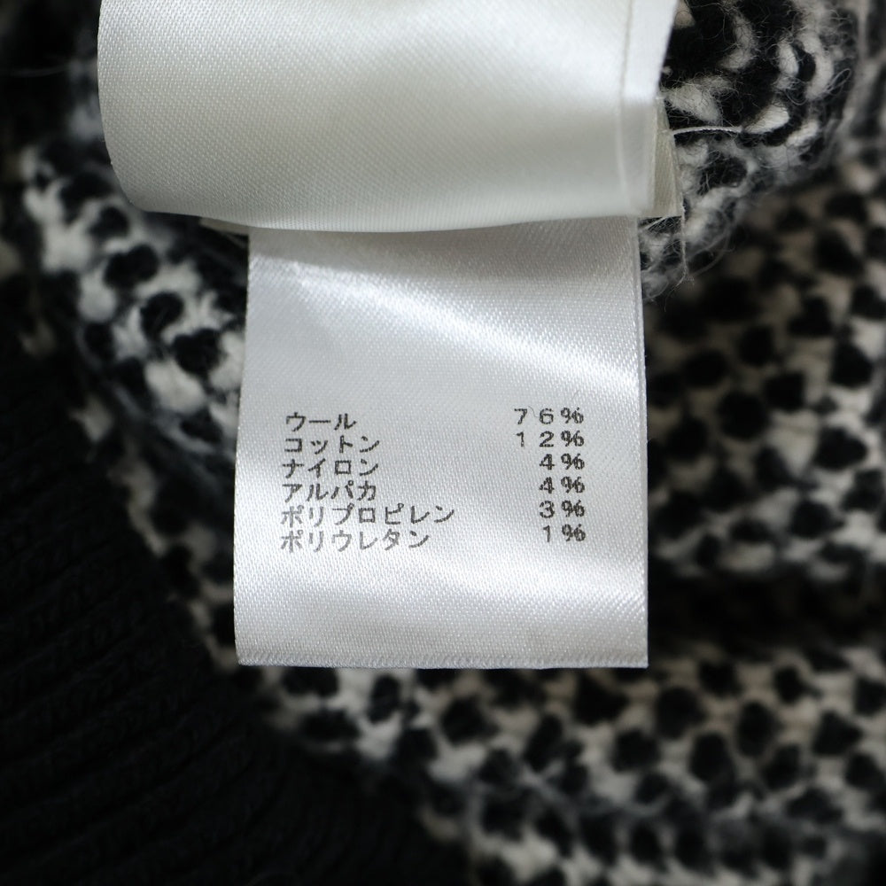 LOUIS VUITTON(ルイヴィトン) 21AW モノグラム ニットスタジャン ブルゾン グレー RW212B IS4 FLKC83