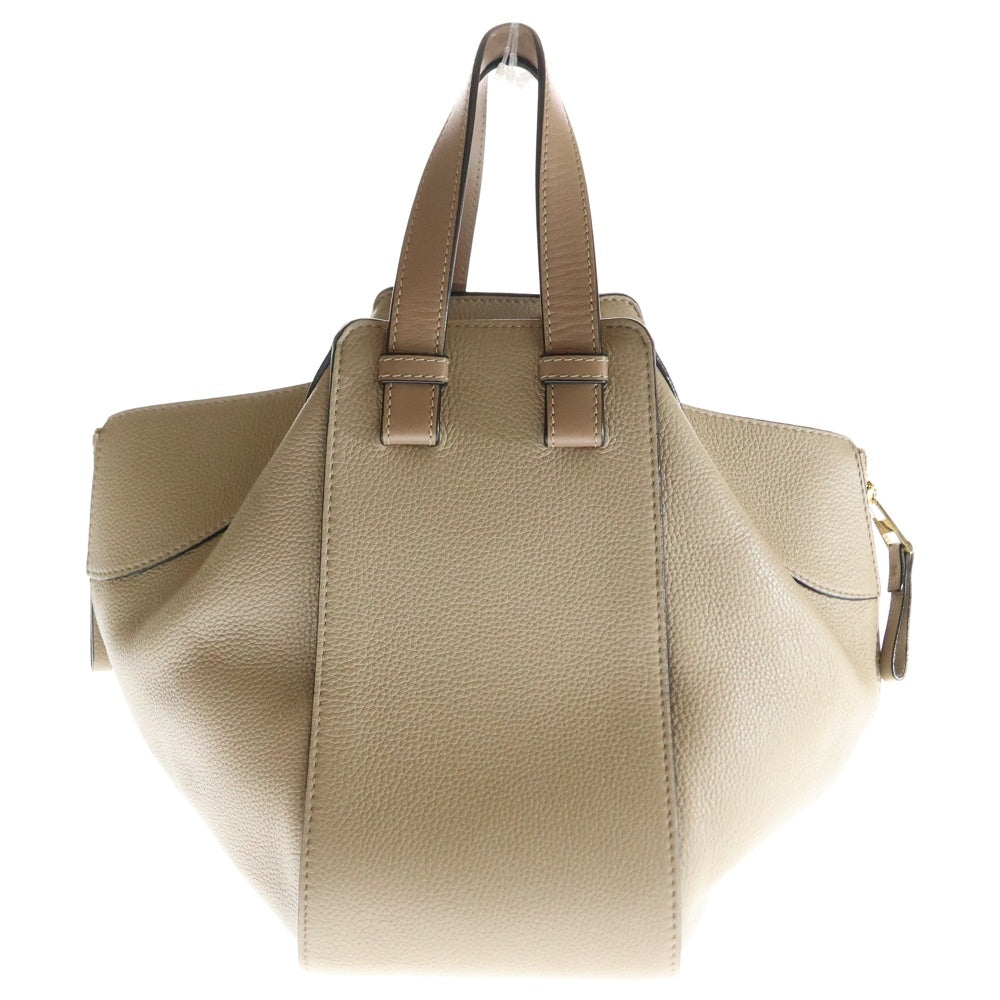 ハンモックスモール　ベージュ　ハンドバッグ LOEWE(ロエベ) ハンモック スモール 2WAY レザーハンドバッグ