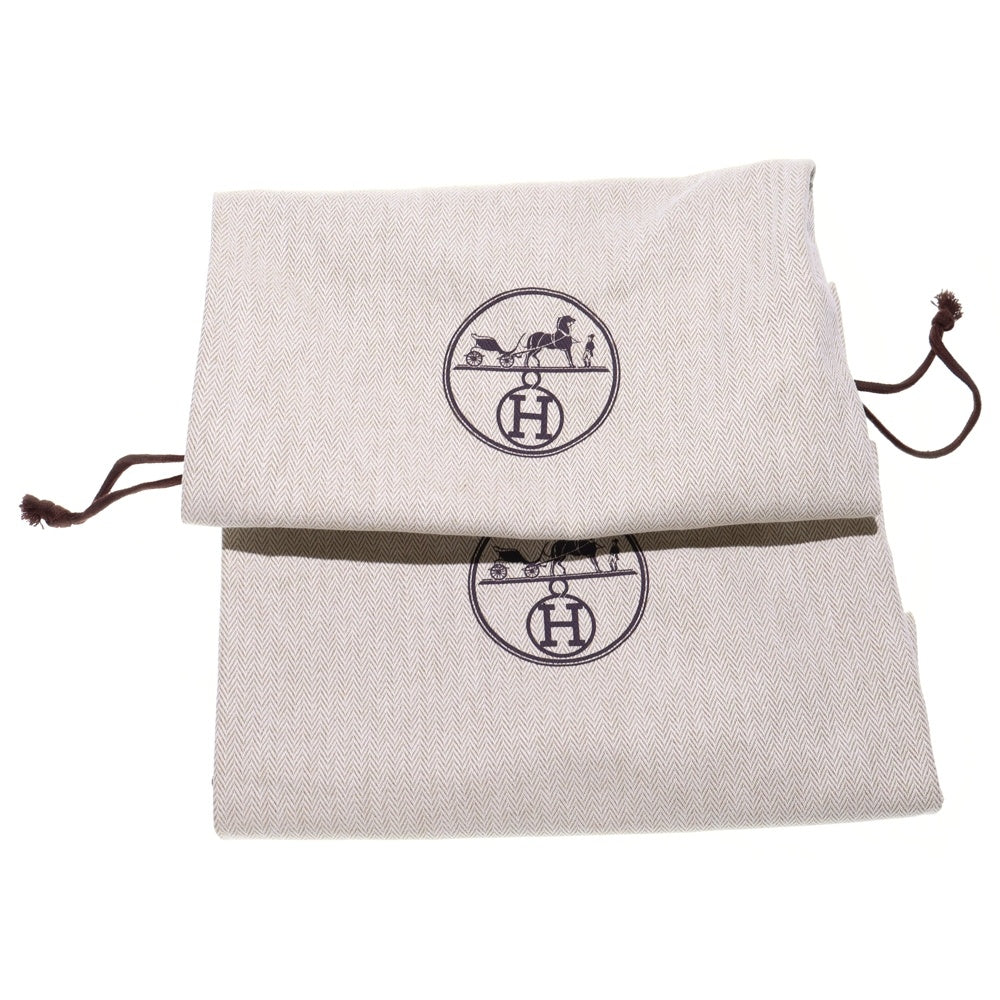 HERMES(エルメス) イリコ ワッペンロゴ刺繍 キャンバス レザー レースアップ ハイカットシューズ スニーカー ブラック レディース