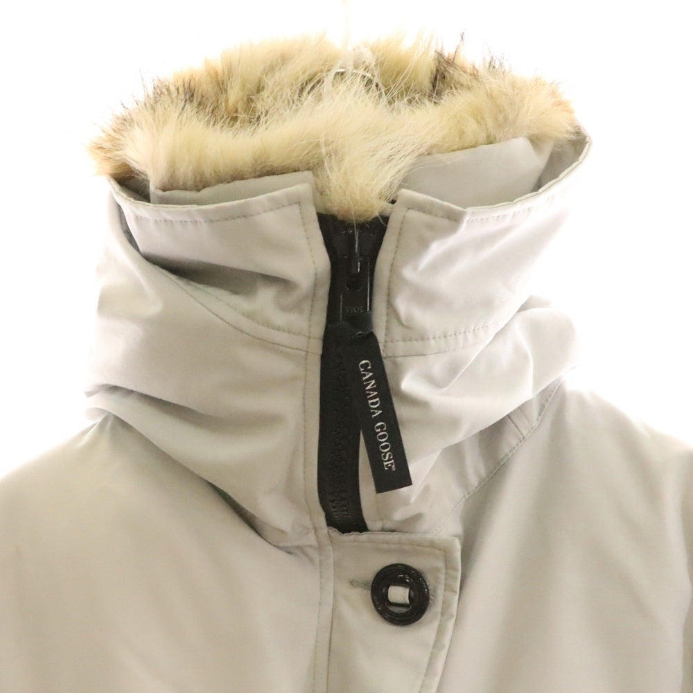 CANADA GOOSE(カナダグース) LABRADOR BOMBER ラブラドール ボンバー ファー フーデッド ジップアップ ダウンジャケット グレー 7967JL