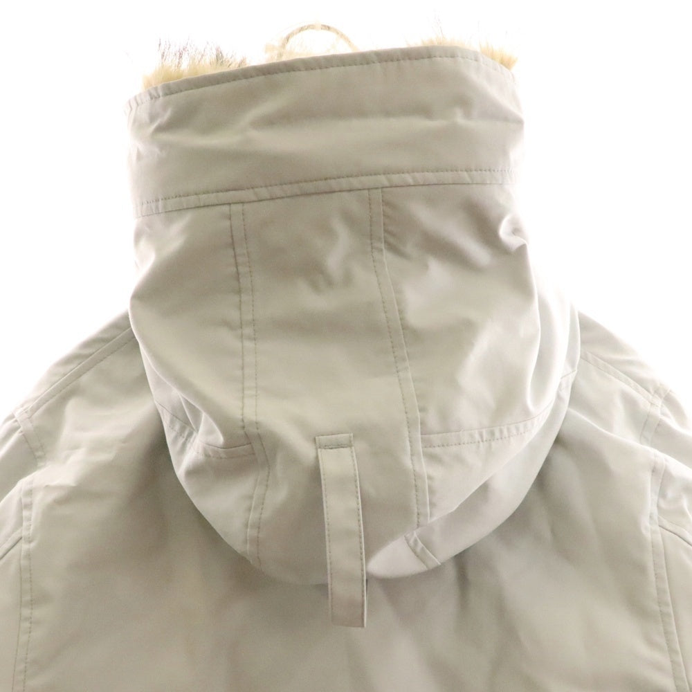 CANADA GOOSE(カナダグース) LABRADOR BOMBER ラブラドール ボンバー ファー フーデッド ジップアップ ダウンジャケット グレー 7967JL