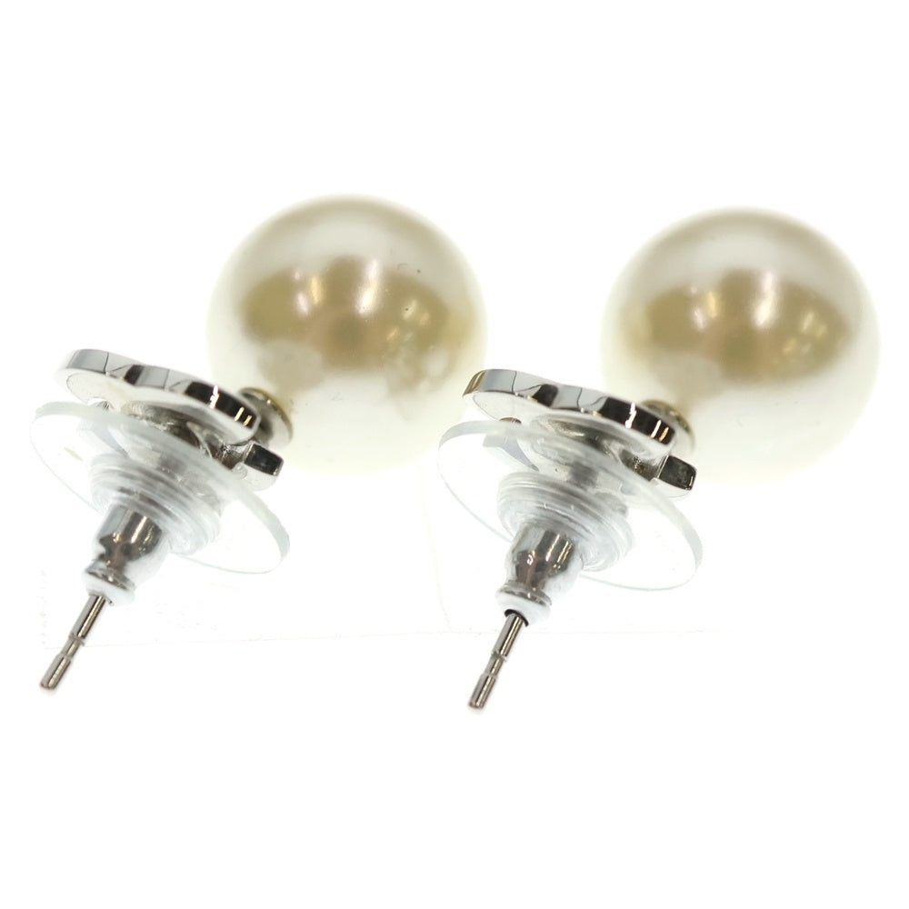 CHANEL(シャネル) B19V ココマーク パールイヤリング イヤーアクセサリー シルバー金具 A36138