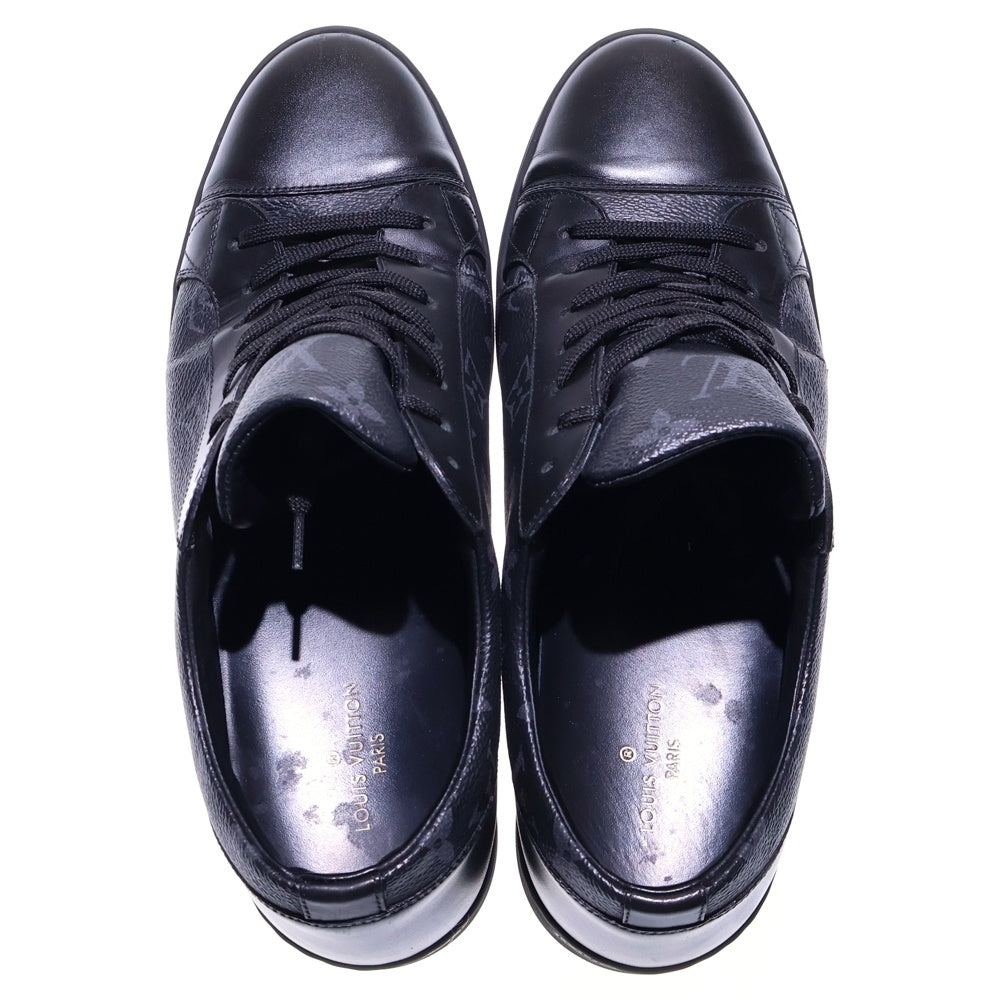 LOUIS VUITTON(ルイヴィトン) モノグラム エクリプス マッチアップ ライン スニーカー ブラック レザー