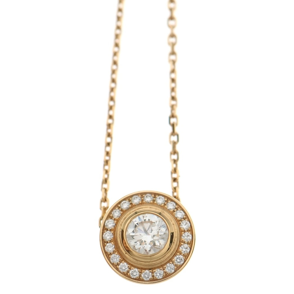 Cartier(カルティエ) ダムール ダイヤ付チェーンペンダントネックレス K18PG ピンクゴールド レディース