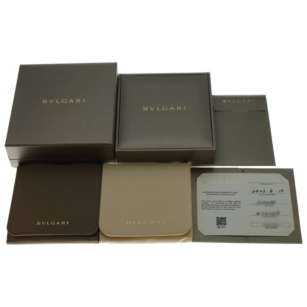 BVLGARI(ブルガリ) セルペンティ スモールクロス ダイヤ付チェーンネックレス ペンダント Au750WG ホワイトゴールド 354038