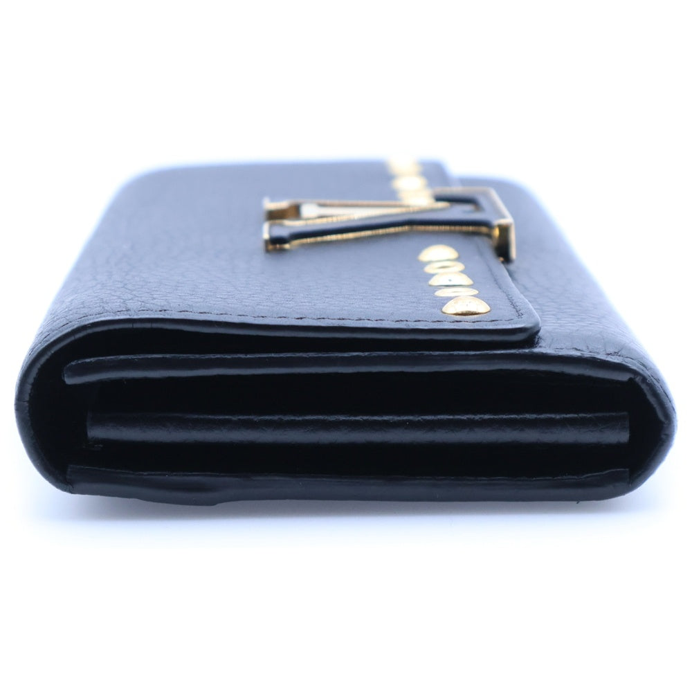 LOUIS VUITTON(ルイヴィトン) ポルトフォイユ カプシーヌ ノワール レザー 二つ折り長財布 RFID M62764