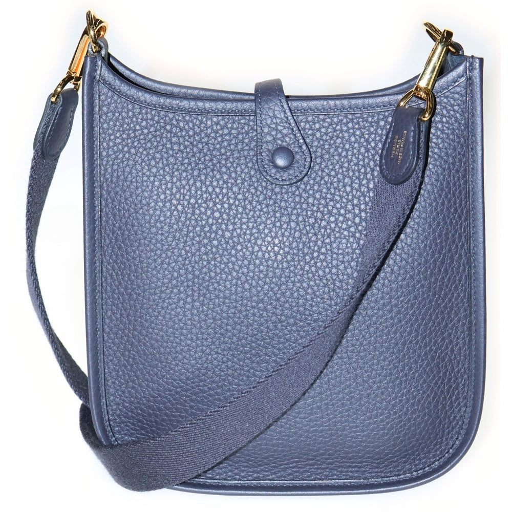 HERMES(エルメス) エブリンTPM ショルダーバッグ ブルーニュイトリヨンクレマンス ゴールド金具 K刻印