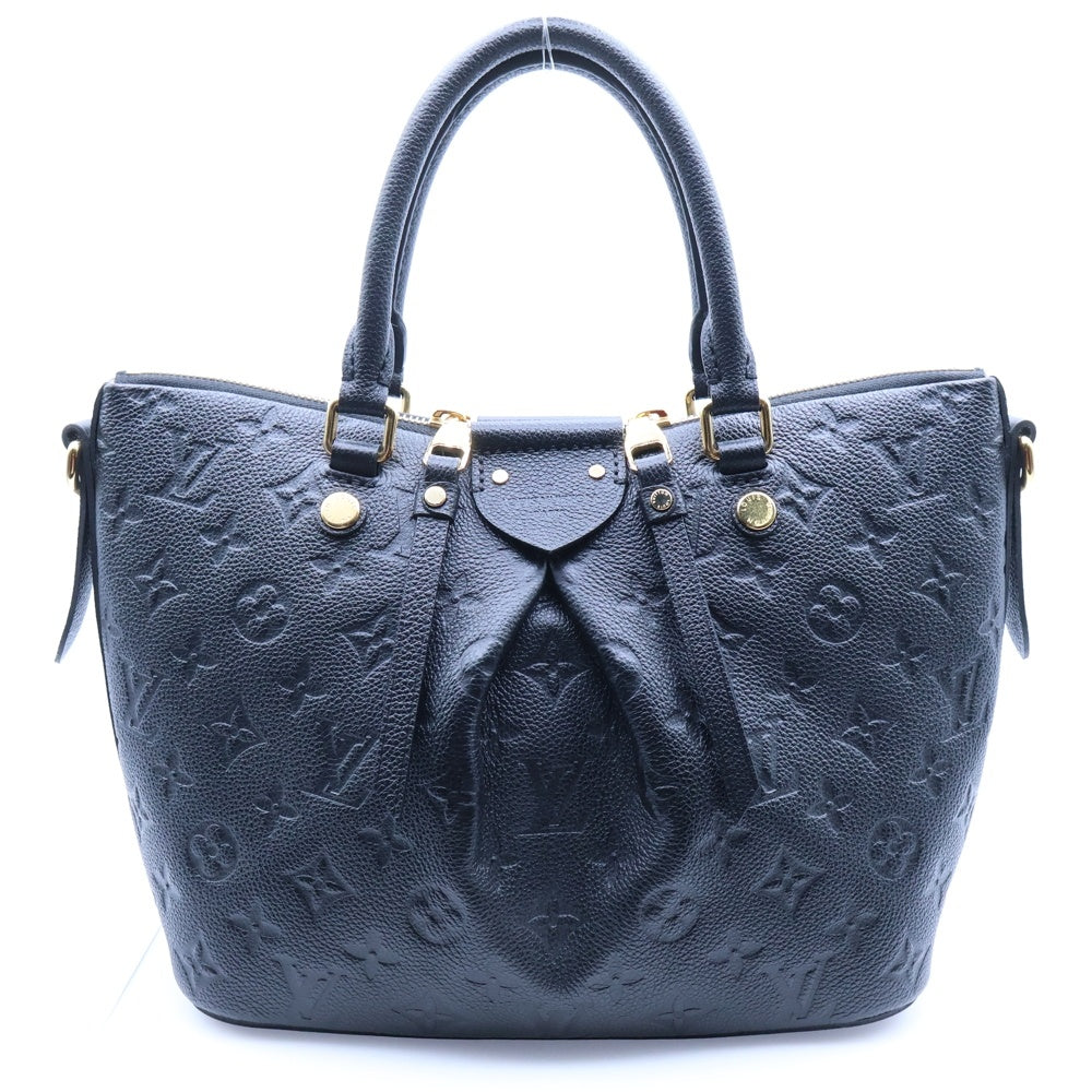 LOUIS VUITTON(ルイヴィトン) マザリーヌPM モノグラムアンプラント ノワール エンボスレザー 2WAY ハンド ショルダーバッグ ゴールド金具 ブラック M50639
