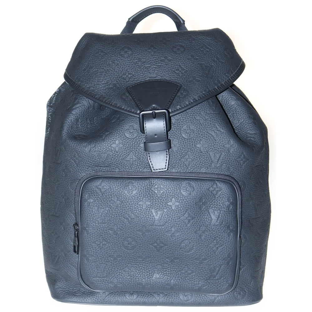 LOUIS VUITTON(ルイヴィトン) モンスリ バックパック モノグラム アンプラント エンボスレザー リュックサック ブラック M23127