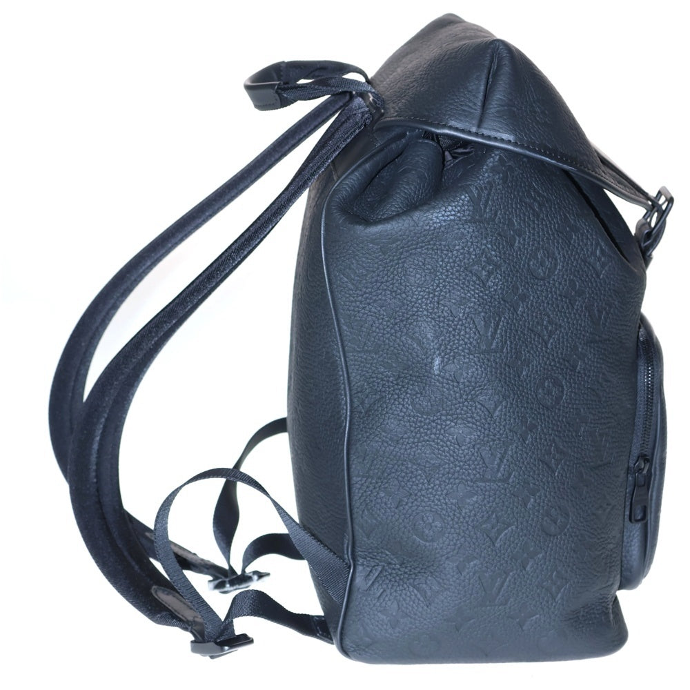 LOUIS VUITTON(ルイヴィトン) モンスリ バックパック モノグラム アンプラント エンボスレザー リュックサック ブラック M23127