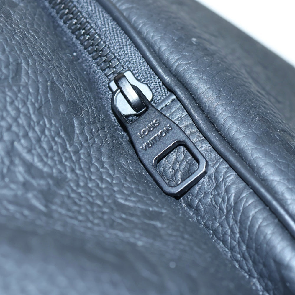 LOUIS VUITTON(ルイヴィトン) モンスリ バックパック モノグラム アンプラント エンボスレザー リュックサック ブラック M23127