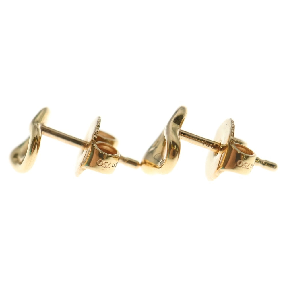 TIFFANY】スタッド ピアス オープンハート ローズゴールド 7mm 楽天