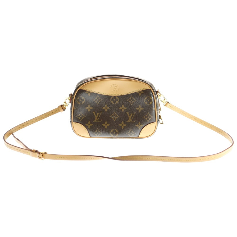LOUIS VUITTON(ルイヴィトン) モノグラム ドーヴィル ミニ ブラウン PVC ショルダーバッグ M45528