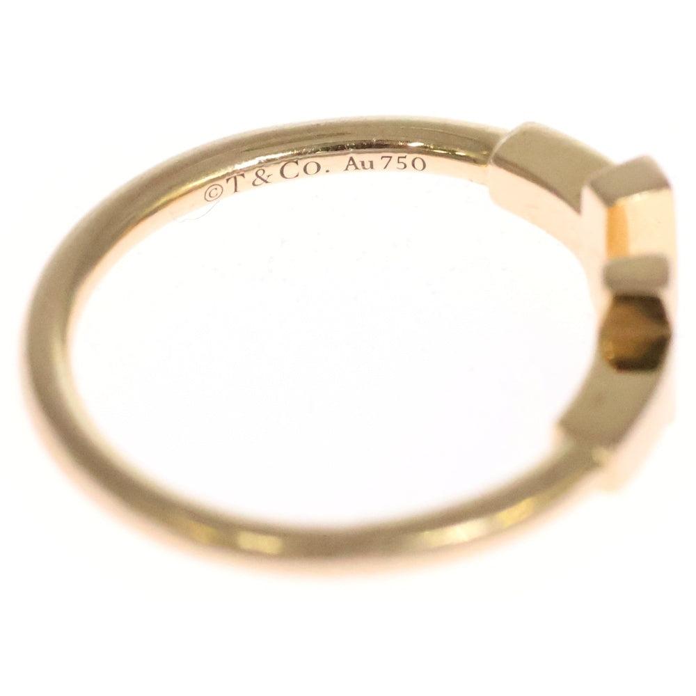 TIFFANY & Co.(ティファニー) Tワイヤー リング 指輪 K18YG イエローゴールド 11号