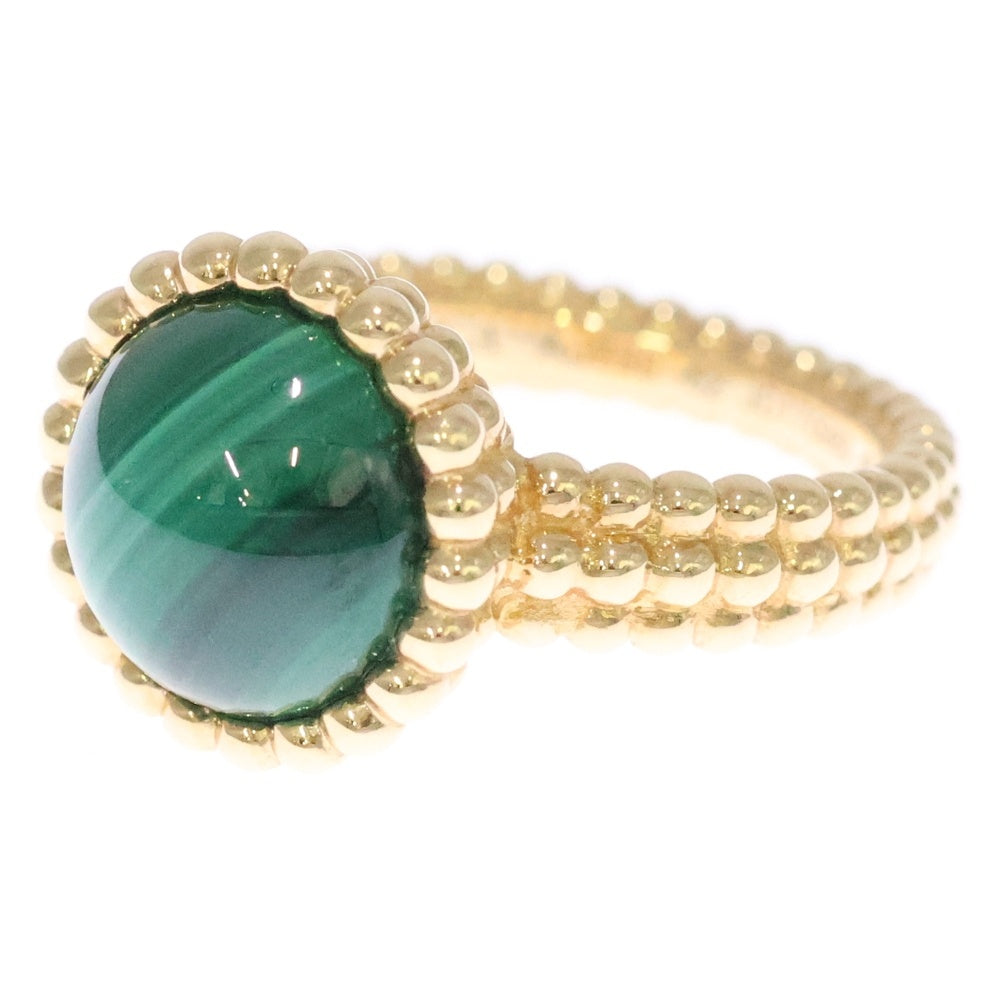 Van Cleef & Arpels(ヴァンクリーフアンドアーペル) ペルレ クルール マラカイト イエローゴールド Au750YG #52 VCARP4DP52 指輪 ジュエリー