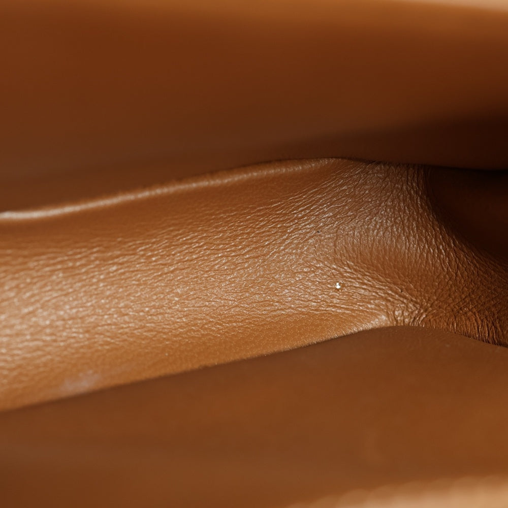 CELINE(セリーヌ) トリオンフ ティーン PVC×レザー ショルダーバッグ ホワイト/ブラウン